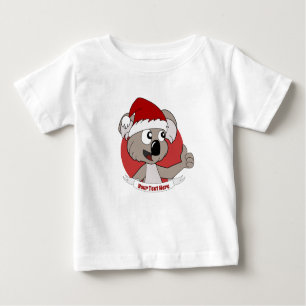 Weihnachtskoala-Cartoon Baby T-shirt