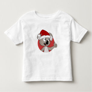 Weihnachtskoala-Cartoon Kleinkind T-shirt