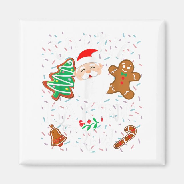 Weihnachtskochen Backen Crew Cookie Crew Familie C Magnet (Vorne)