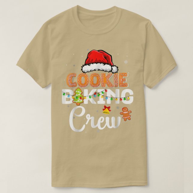 Weihnachtskochen Backen Crew Weihnachtsfeier Holi T-Shirt (Design vorne)