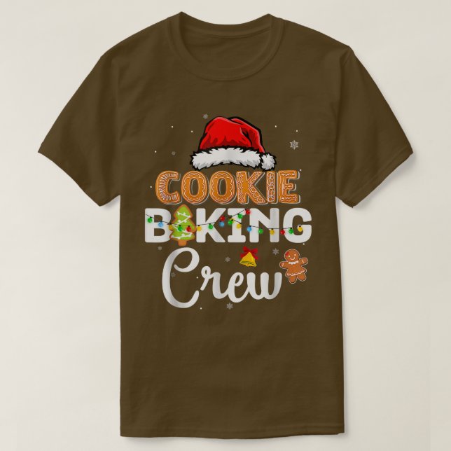 Weihnachtskochen Backen Crew Weihnachtsfeier Holi T-Shirt (Design vorne)