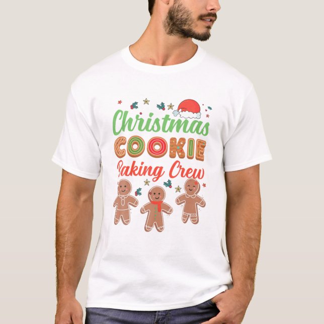 Weihnachtskochen Backgebäck Crew Lebkuchen Team Sa T-Shirt (Vorderseite)