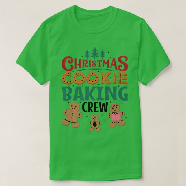 Weihnachtskochen Backgebäck Crew Lebkuchen Team Sa T-Shirt (Design vorne)