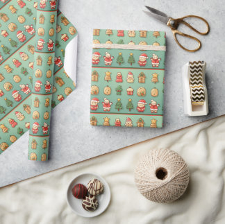 Weihnachtskochgeschenk Wrap Geschenkpapier
