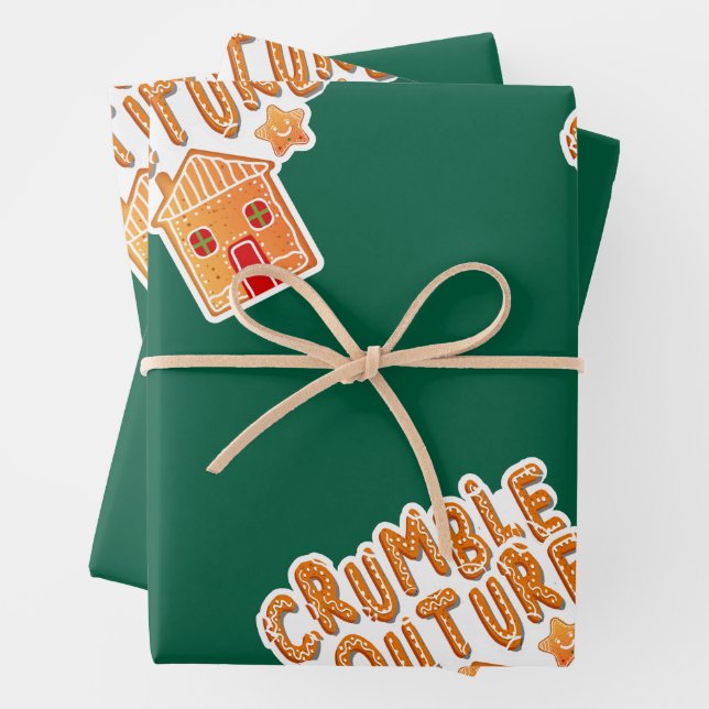 Weihnachtskochgeschenk Wrap Geschenkpapier Set (Beispiel)