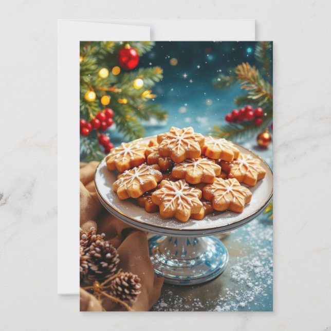 Weihnachtskochtausch Einladung (Vorderseite)