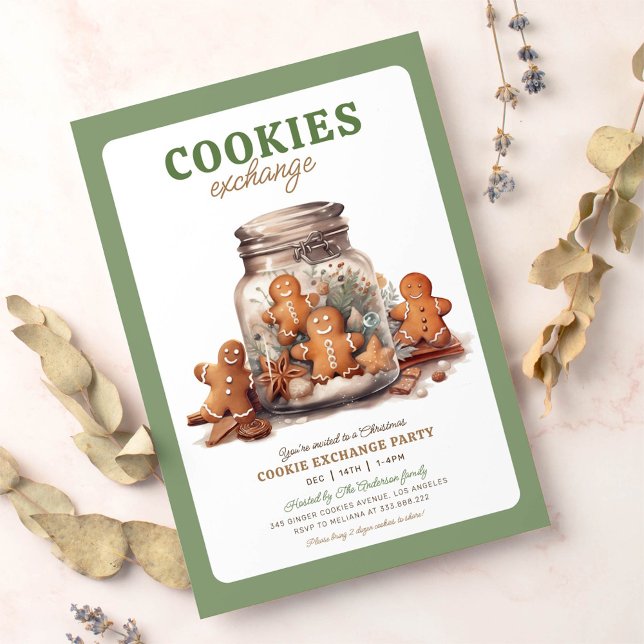 Weihnachtskochtausch Einladung Feiertag Party (Von Creator hochgeladen)