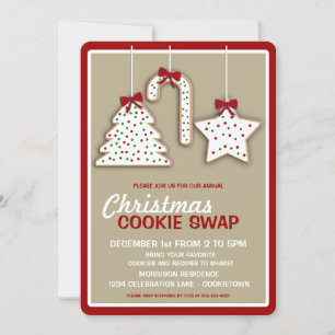 Weihnachtskochtausch (nuetral) Party Einladung