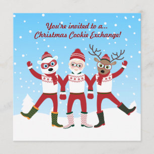 Weihnachtskochtausch-Party Einladung