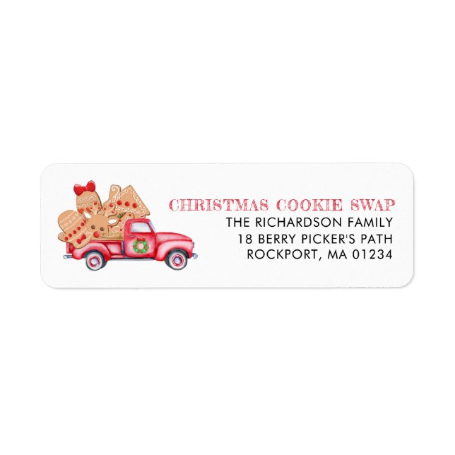 Weihnachtskochtausch Roter LKW (Vorne)