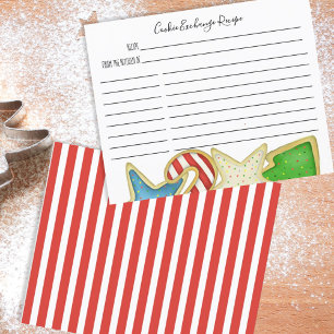 Weihnachtskochtausch Whimsical Rezept Card