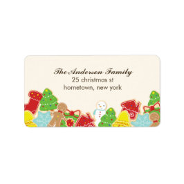 Weihnachtskochtelei Adressaufkleber