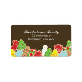 Weihnachtskochtelei Adressaufkleber