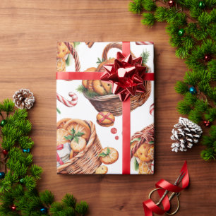 Weihnachtskochtkörbe Geschenkpapier