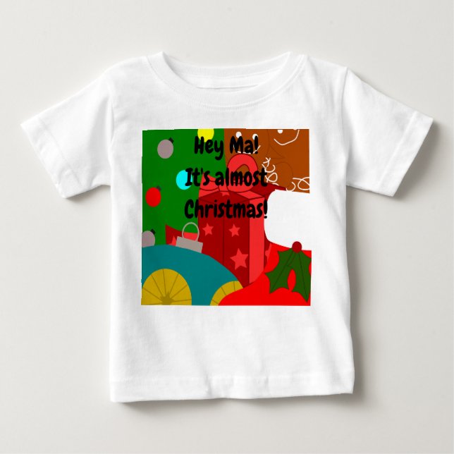 Weihnachtskollektion Baby T-shirt (Vorderseite)