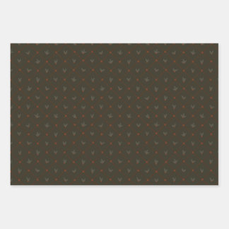 Weihnachtskollektion | Holly, Floral, Streifen Geschenkpapier Set