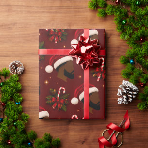 Weihnachtskönig-Geschenkpapier Geschenkpapier
