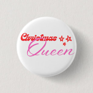 Weihnachtskönigin Button