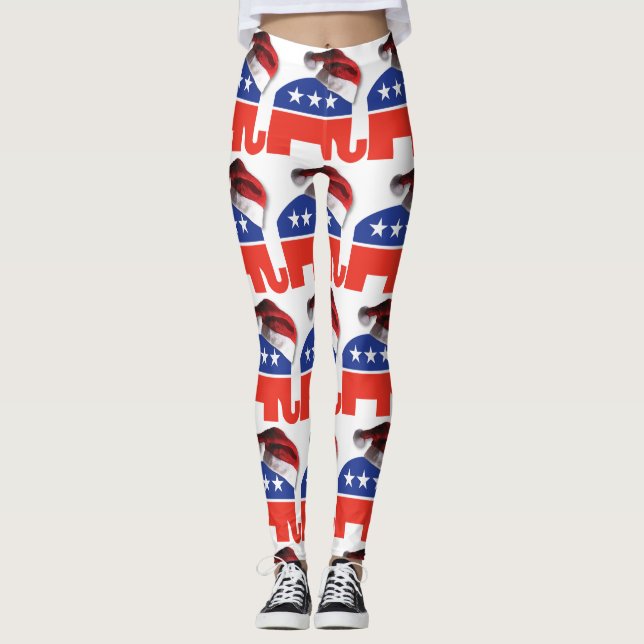 Weihnachtskonservativ Leggings (Vorderseite)