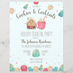 Weihnachtskost Cocktail Party Flyer