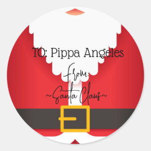 Weihnachtskosttel und Gürtelweihnachtsmarke Runder Aufkleber