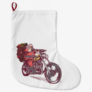 Weihnachtskostüm für Biker Einladung Großer Weihnachtsstrumpf
