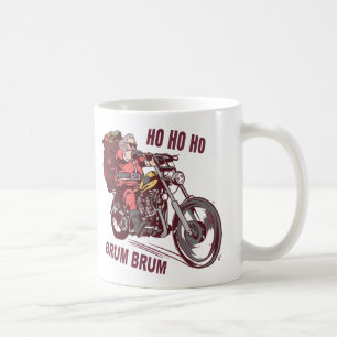 Weihnachtskostüm für Biker Einladung Kaffeetasse