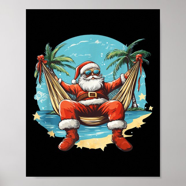 Weihnachtskostüm mit Sungles Outfit Poster (Vorne)