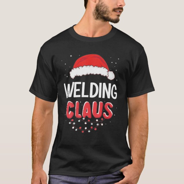 Weihnachtskostüm schweißen T-Shirt (Vorderseite)