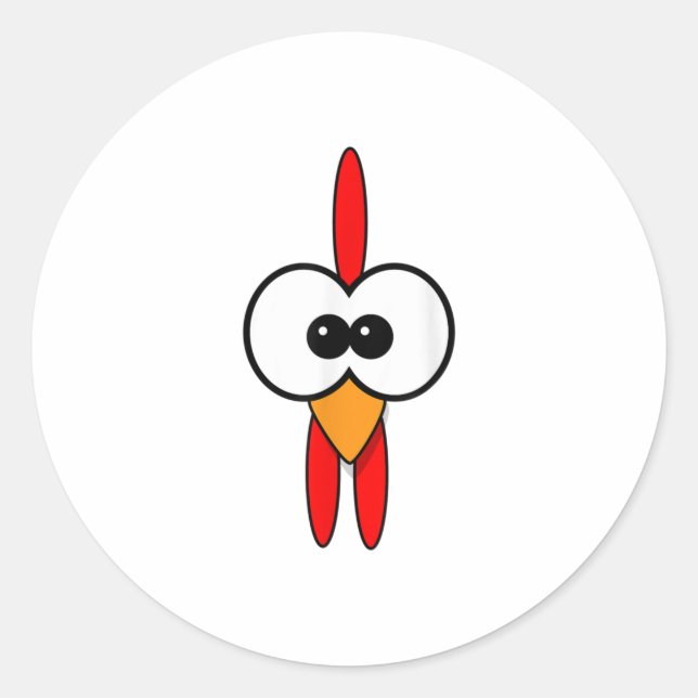 Weihnachtskostüm Weihnachtsgeschenk Runder Aufkleber (Vorderseite)