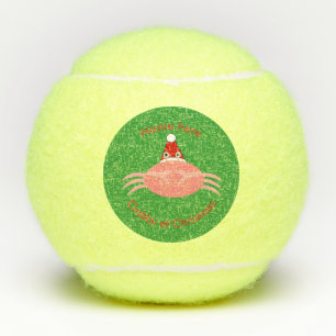 Weihnachtskrabbe Custom Tennis Balls Tennisbälle