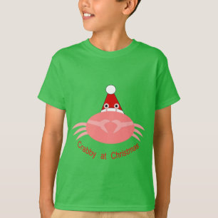 Weihnachtskrabbe Kinder T Shirt