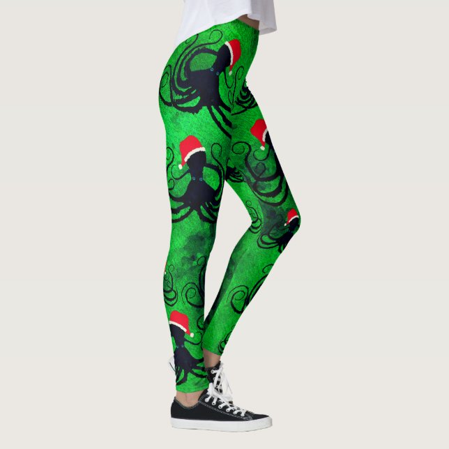 Weihnachtskrake - Leggings (Rechts)