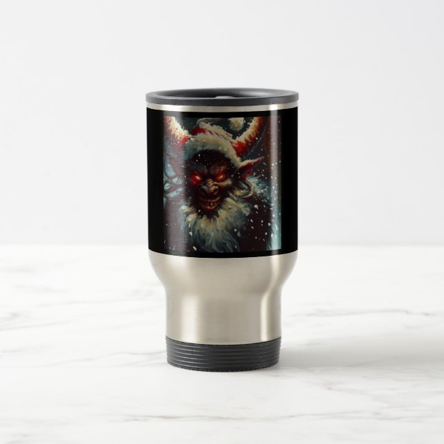 Weihnachtskrampus 1 reisebecher (Mittel)