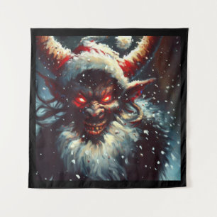 Weihnachtskrampus 1 wandteppich