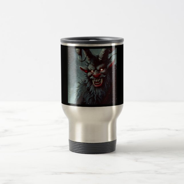 WeihnachtsKrampus 2 Reisebecher (Mittel)