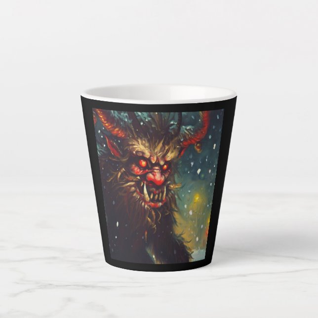 WeihnachtsKrampus 4 Milchtasse (Vorderseite)