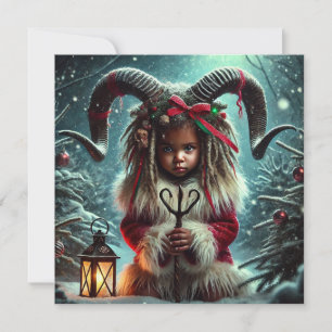 WeihnachtsKrampus Feiertagskarte
