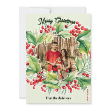 Weihnachtskranz 3 Foto Weihnachtskarte