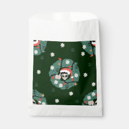 Weihnachtskranz der 1970er Jahre - Alien Geschenktütchen