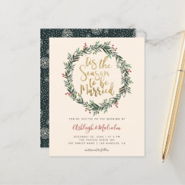 Weihnachtskranz der Saison - Hochzeit