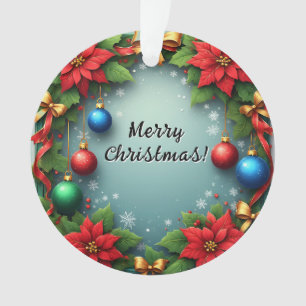 🎄 Weihnachtskranz Festlicher Glanz Heimstil Ornament