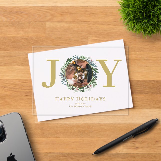 Weihnachtskranz-Foto - Akropolis Acryleinladungen (Insitu (Einladungskarte))