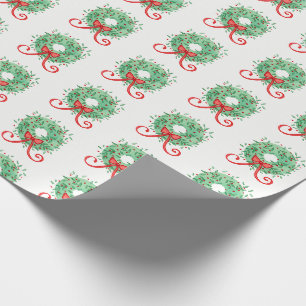WeihnachtsKranz Geschenkpapier