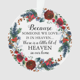 Weihnachtskranz Jemand im Himmel Ornament