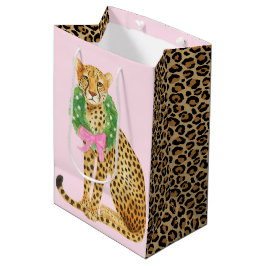 Weihnachtskranz Leopard Mittlere Geschenktüte