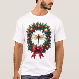 Weihnachtskranz Libelle T-Shirt