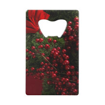 Weihnachtskranz mit roten Beeren