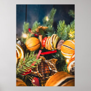 Weihnachtskranz Poster