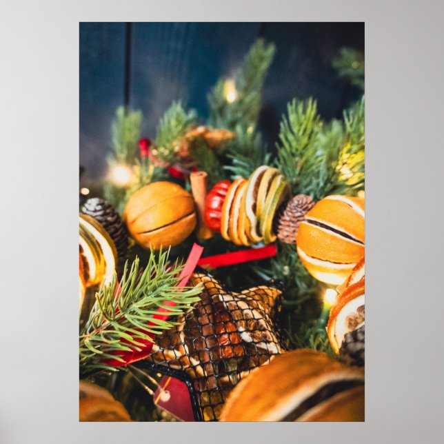 Weihnachtskranz Poster (Vorne)